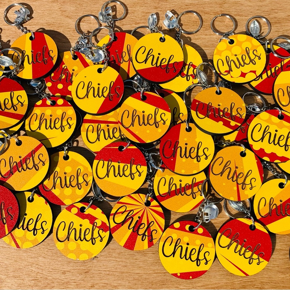 Kansas City Chiefs Keychains!